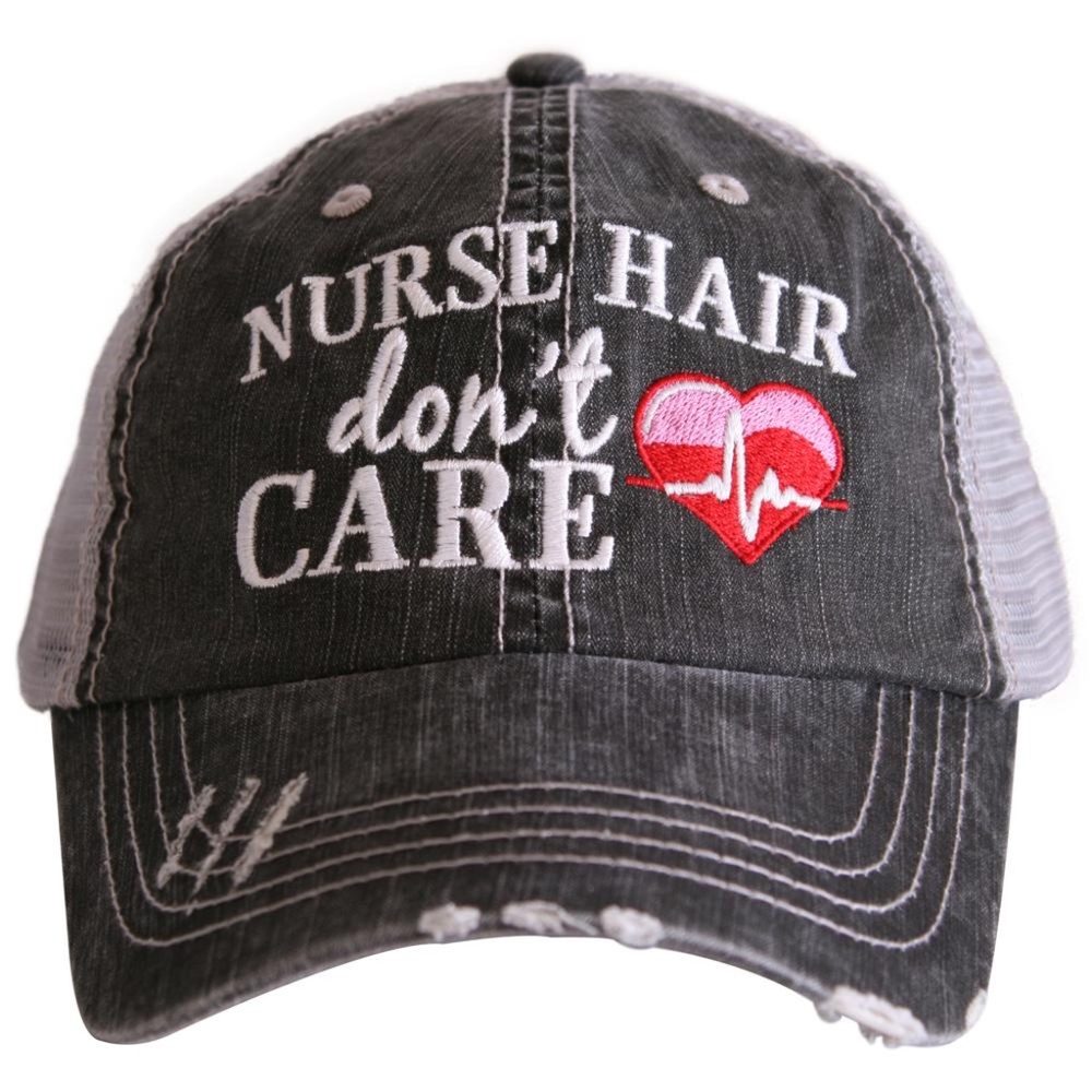 NURSE HAIR DON'T CARE TRUCKET HAT